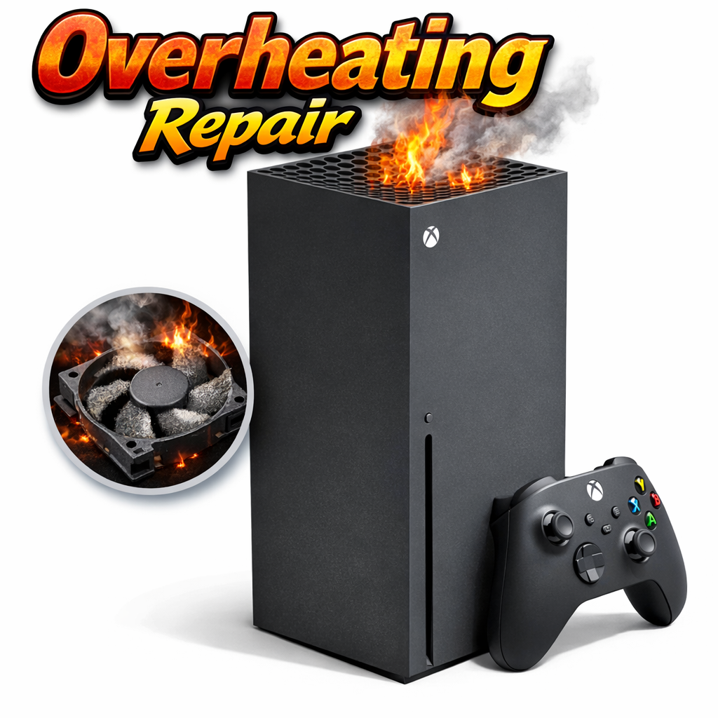 🔥 Xbox Series X – Overheating Repair (Mail‑In Repair)