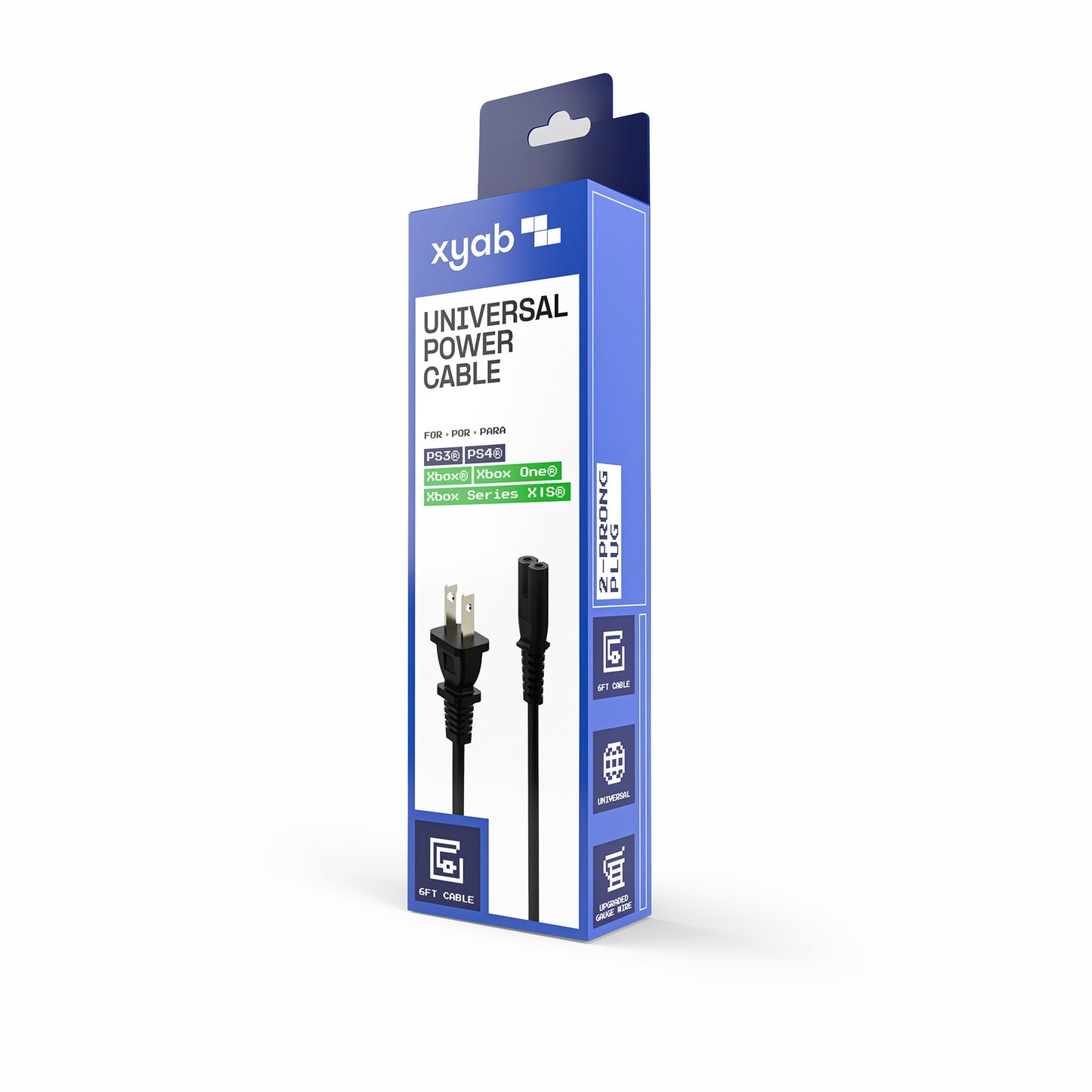 2 Prong Basic Power Cable