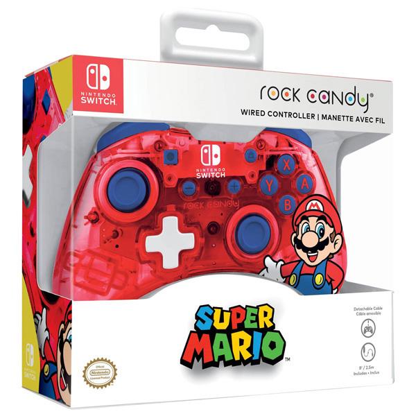 Rock Candy Wired Controller [Super Mario] - Nintendo Switch