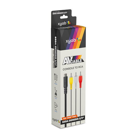 AV Composite Cable for Genesis 2®/3® - Sega Genesis – New