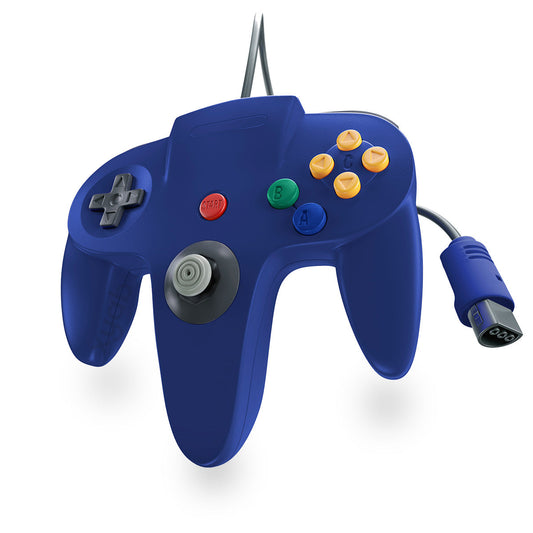 PROTO64 Wired Controller - Blue - Nintendo 64 – New
