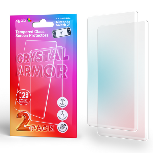 2 Pack Tempered Glass Screen Protector  - Nintendo Switch 2 – New