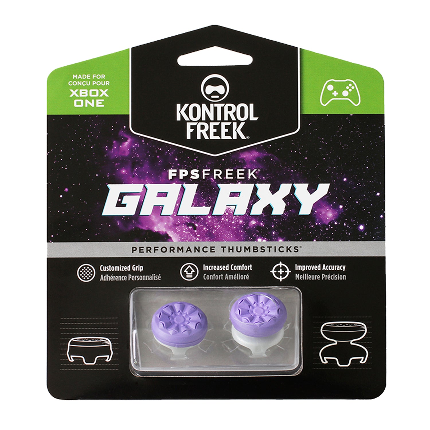 KontrolFreek FPS Freek Galaxy Performance Thumbstick for Xbox X|S / One - Purple - Xbox Series X
