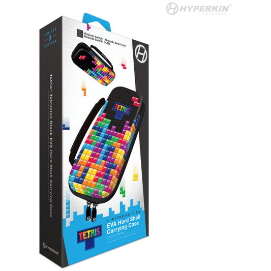 Official Tetris® Limited Edition EVA Hard Shell Carrying Case - Tetrimino Stack - Nintendo Switch