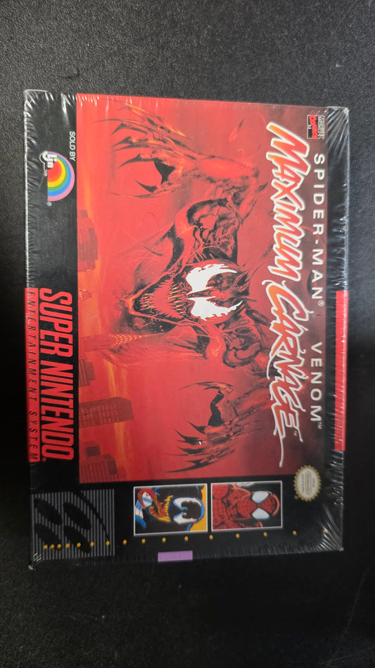 Spiderman Maximum Carnage - Super Nintendo – New