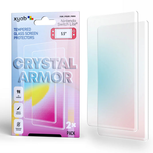 2 Pack Tempered Glass Screen Protector for Switch Lite - Nintendo Switch – New