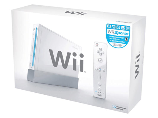 White Nintendo Wii System - Wii – Used