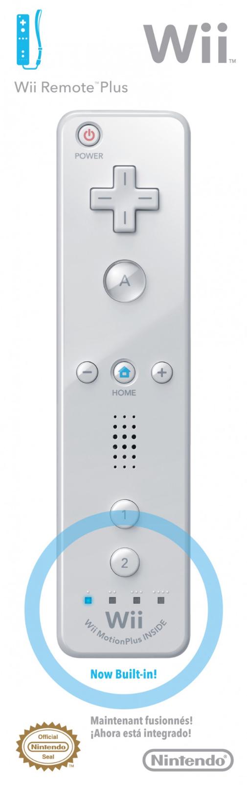 White Wii Remote Plus - Wii – Used