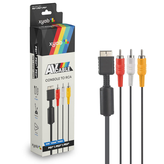 AV Composite Cable - Playstation 2 – New