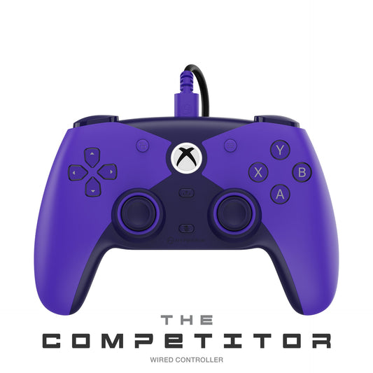 The Competitor Wired Controller Officially Licensed by XBOX - Purple - Xbox Series X – New
