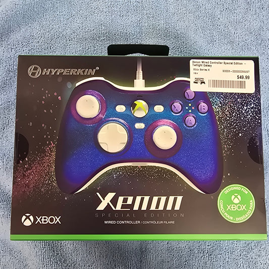 Xenon Wired Controller Special Edition - Twilight Galaxy - Xbox Series X – New