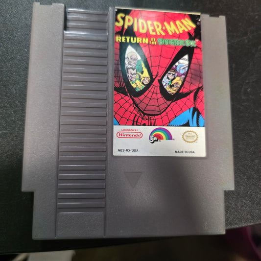 Spiderman Return of the Sinister Six - NES – Used