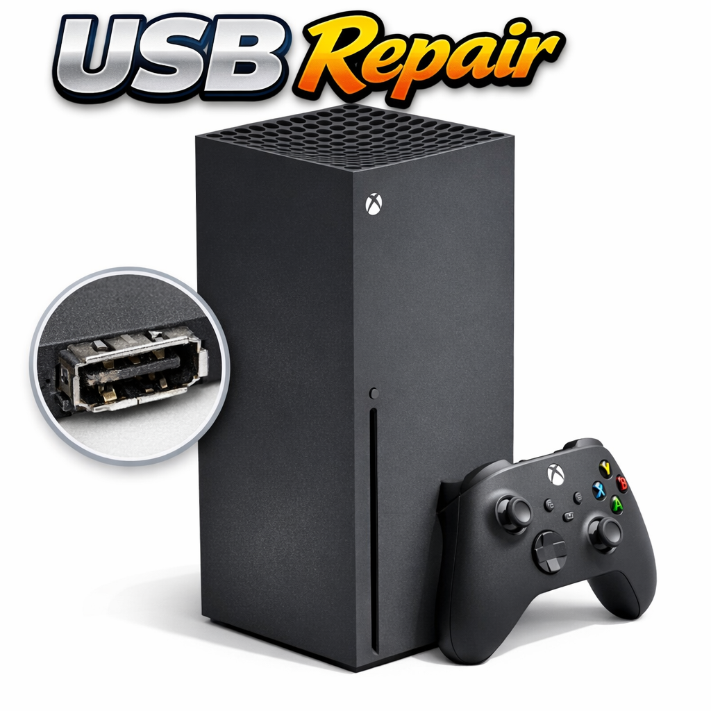 🖴 Xbox Series X – USB / Front Port Repair (Mail‑In Repair)